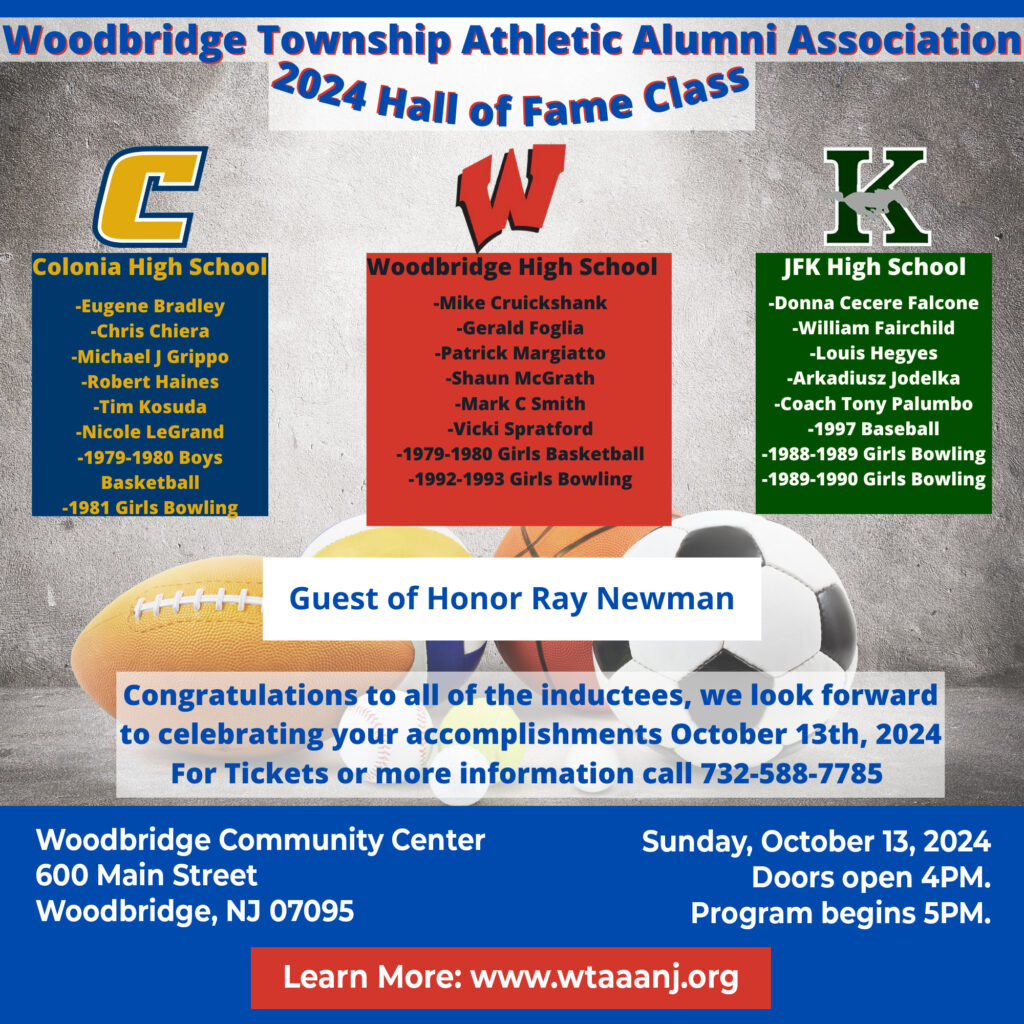 Woodbridge Township Athletic Alumni Association 2024